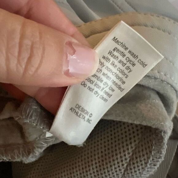 ATHLETA Women's Size 4P Sherpa Hiking Casual Skirt Cool Weather, Soft Grey - Picture 5 of 8